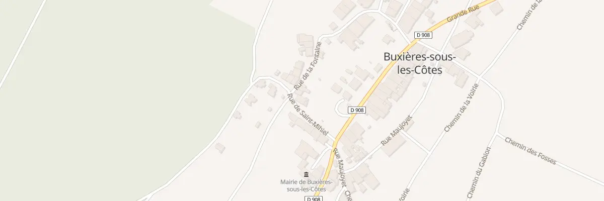 Plan du 2 Rue de St Mihiel à Buxières-sous-les-Côtes
