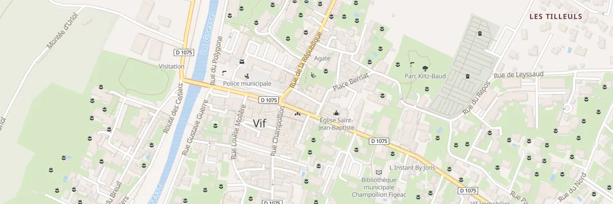 Plan du 6 Rue Antoine Buisson à Vif