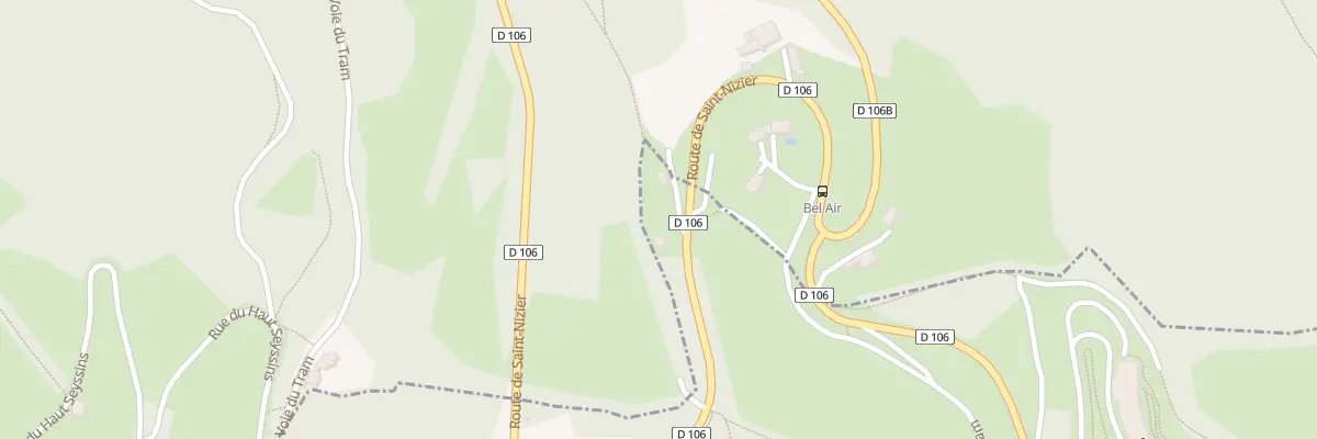 Plan du 492 Rte de Saint-nizier à Seyssins