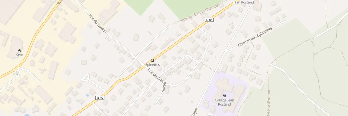 Plan du 12 Rue des Epinettes à Arbent