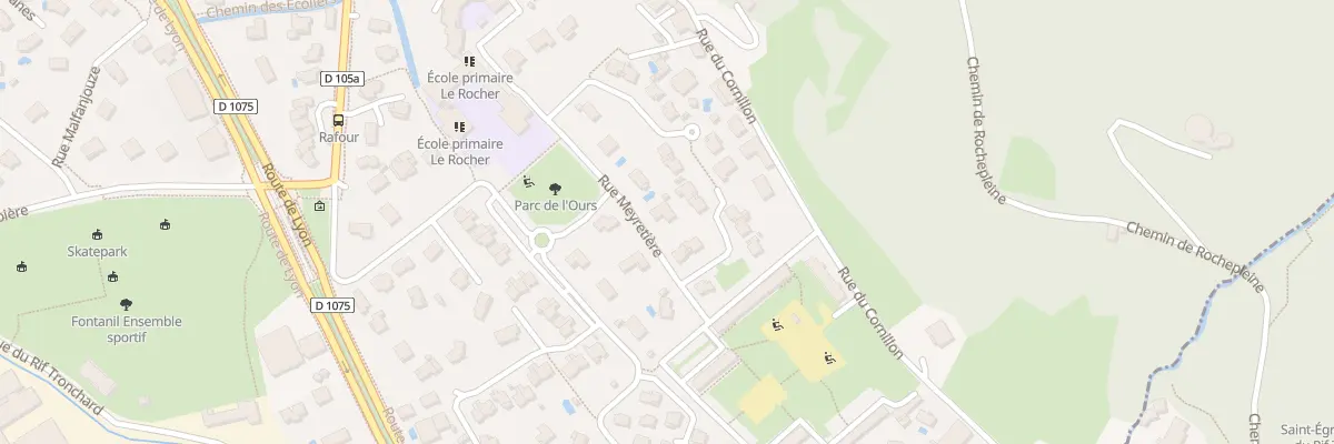 Plan du 9 Rue Meyretiere à Fontanil-Cornillon