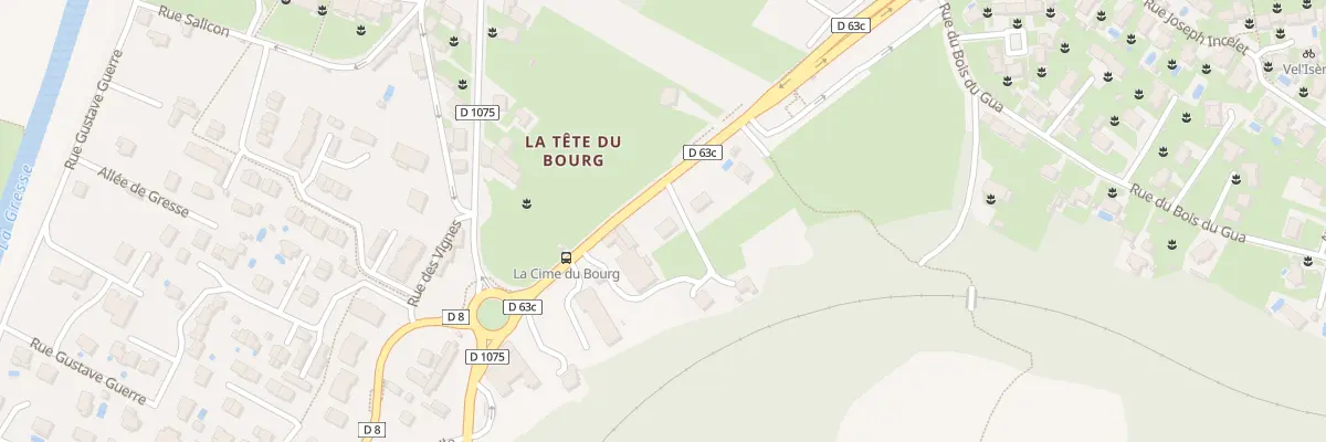 Plan du 23 Bd de la Résistance à Vif