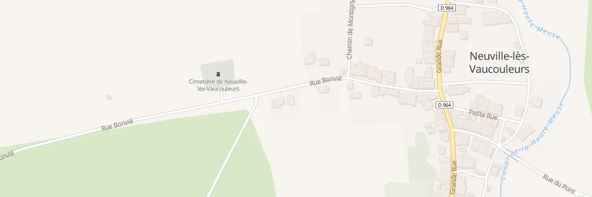 Plan du 13 Rue Bonvie à Neuville-lès-Vaucouleurs