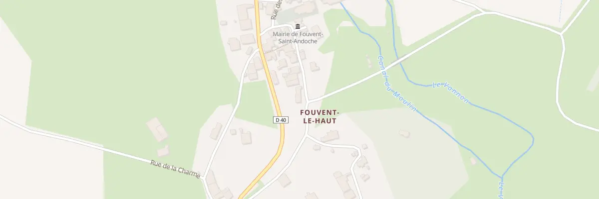 Plan du 7 Rue des Riottes Fouv le Haut à Fouvent-Saint-Andoche
