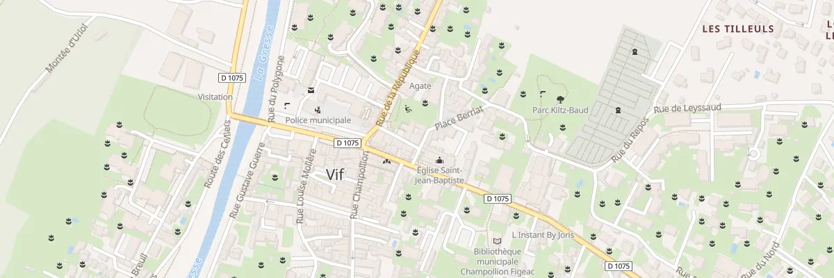 Plan du 5 Rue Saint Jean à Vif