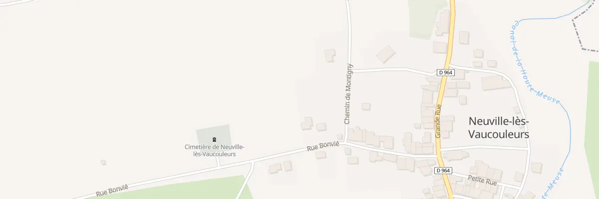 Plan du 22 Rue Bonvie à Neuville-lès-Vaucouleurs