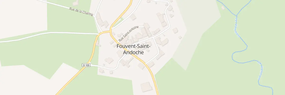 Plan du 16 Rue du Colombier à Fouvent-Saint-Andoche