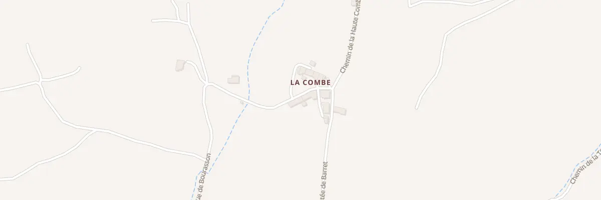 Plan du 574 Rue de Bourasson à La Beaume