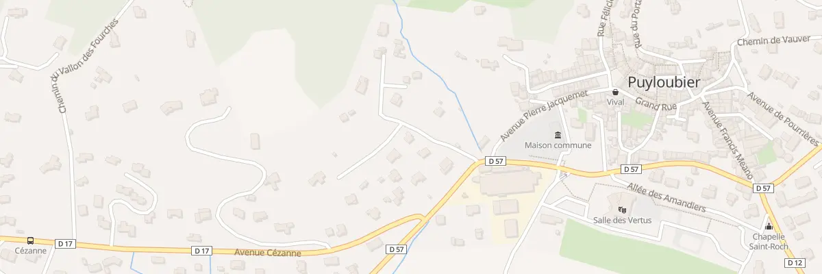 Plan du 5379 Ribas à Puyloubier