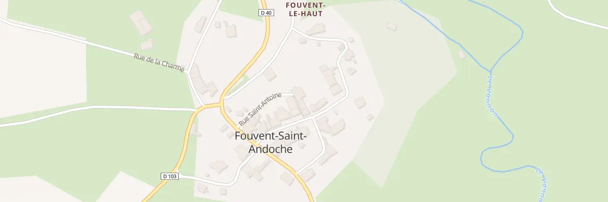 Plan du 11 Rue du Colombier à Fouvent-Saint-Andoche