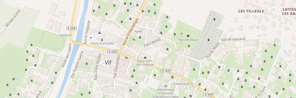 Plan du 4 Pl Berriat à Vif