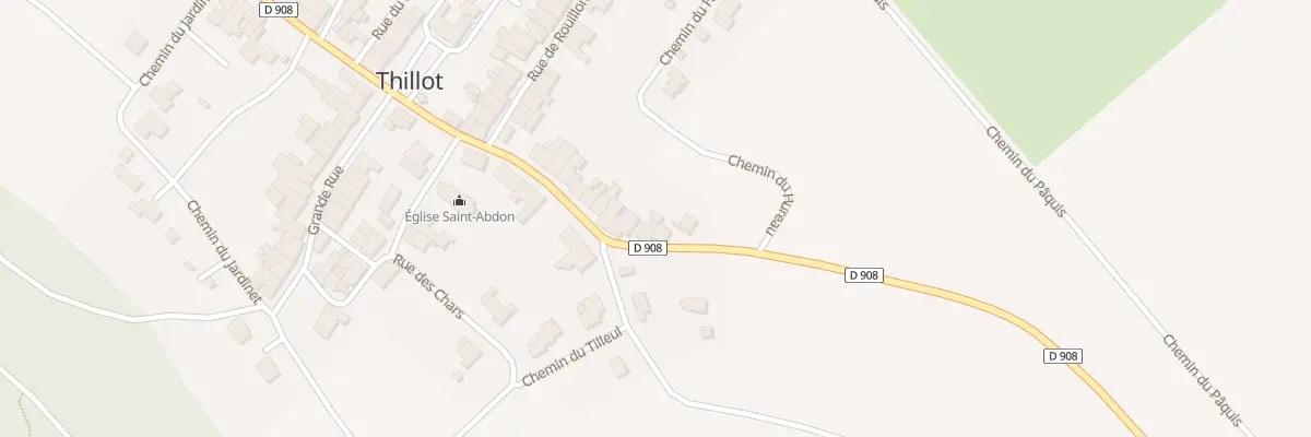 Plan du 4 Rte des Côtes à Thillot