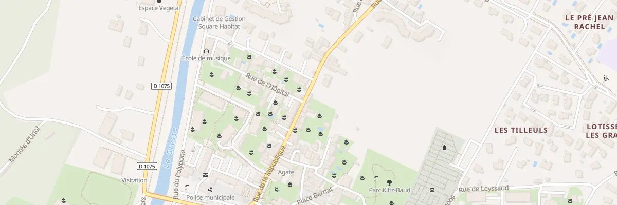 Plan du 24 Rue de la République à Vif
