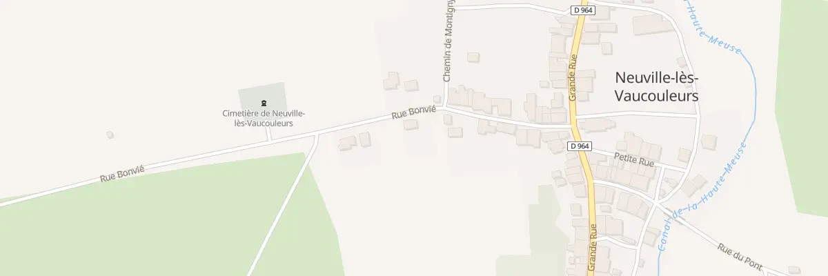 Plan du 11 Rue Bonvie à Neuville-lès-Vaucouleurs