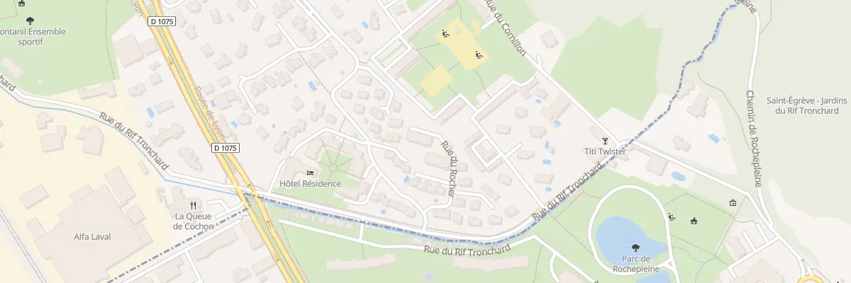 Plan du 89 Rue du Rocher à Fontanil-Cornillon