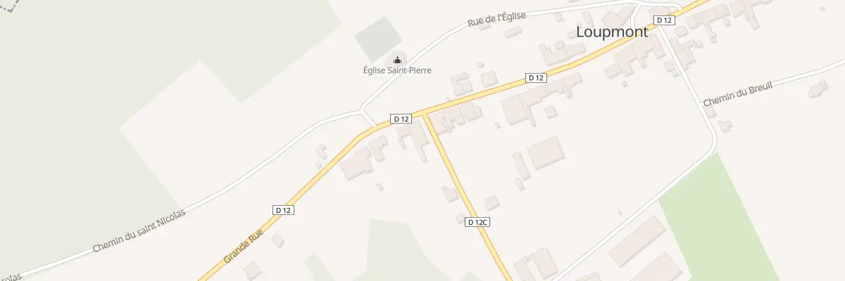 Plan du 2 Grande Ruelle à Loupmont