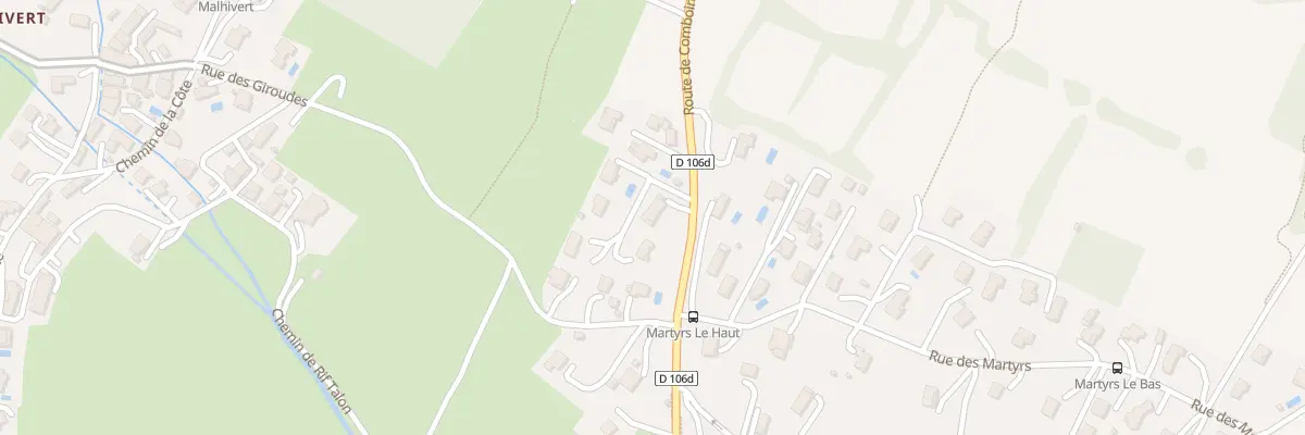 Plan du 1 Rte de Comboire à Claix