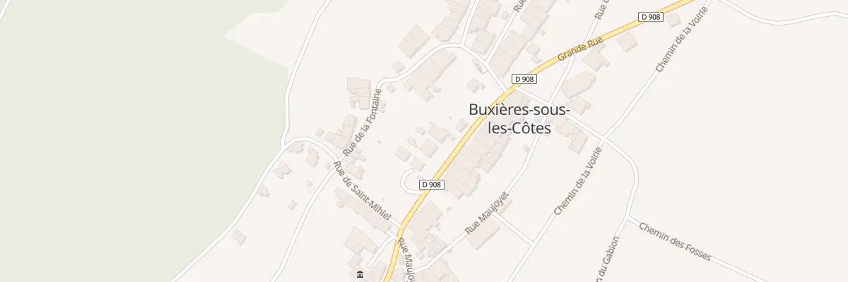 Plan du 15 Grande Rue à Buxières-sous-les-Côtes