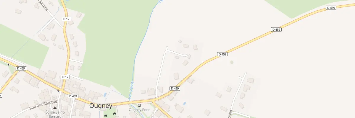 Plan du 2 Rue de la Ronce à Ougney
