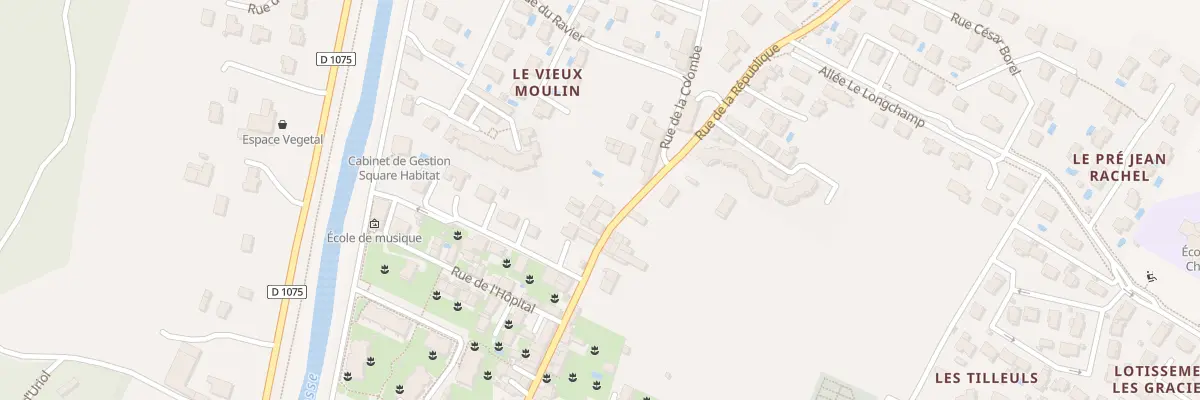 Plan du 47 Rue de la République à Vif