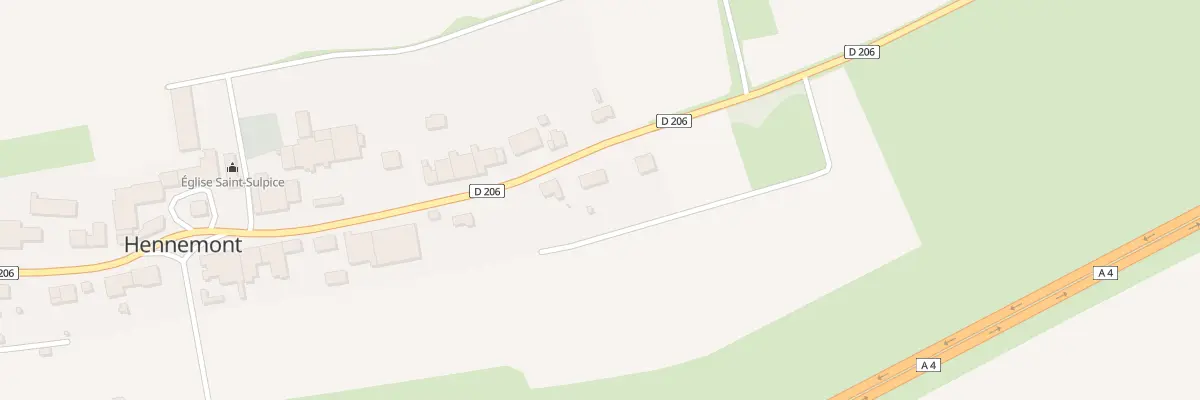 Plan du 64 Gr Grande Rue à Hennemont