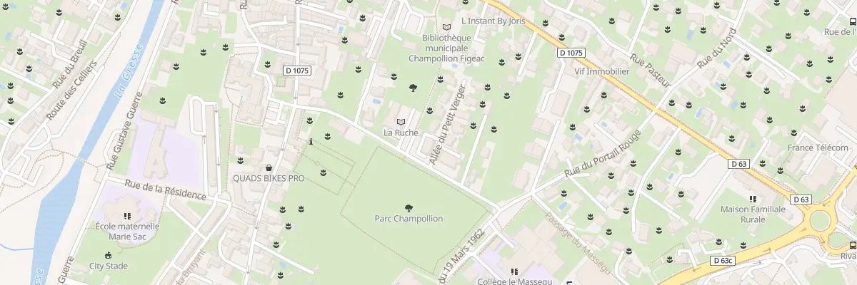 Plan du 1 All du Petit Verger à Vif