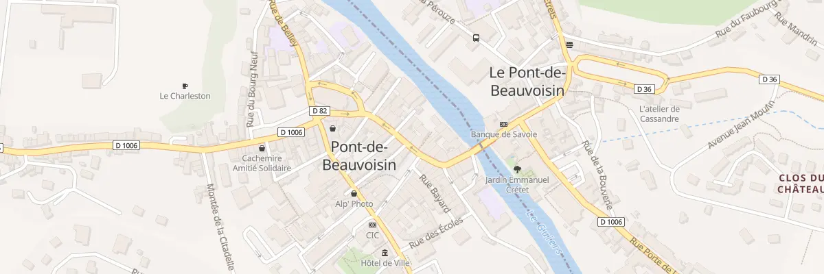 Plan du 24 Rue Alexandre Dumas au Pont-de-Beauvoisin