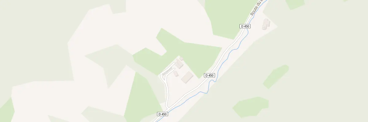 Plan du 2384 Rte du Beaumont à Montclus
