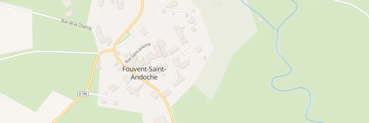 Plan du 10 Rue du Colombier à Fouvent-Saint-Andoche
