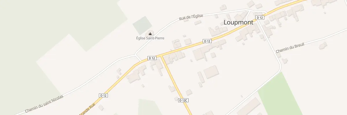 Plan du 45 Gr Grande Rue à Loupmont