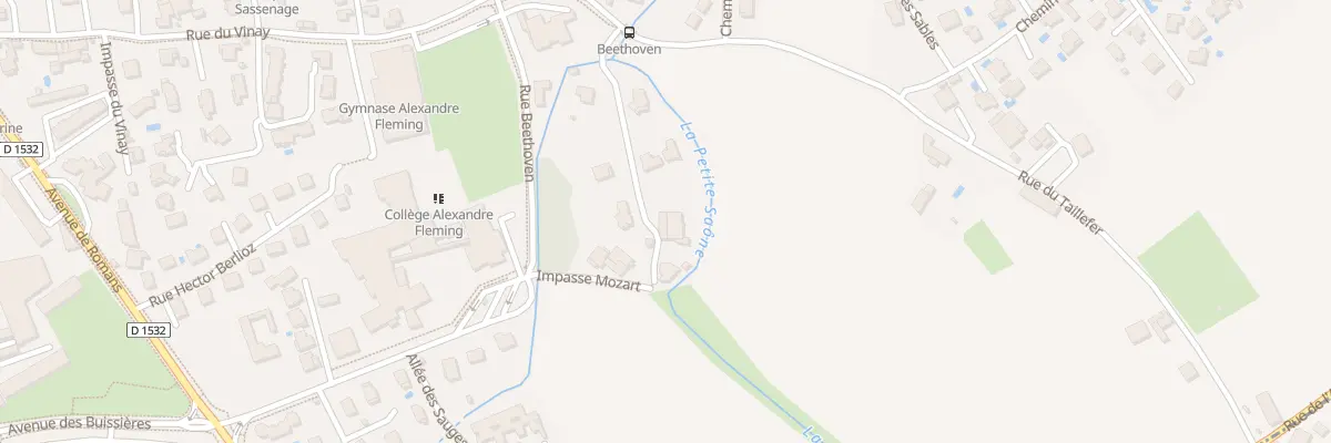 Plan du 9089 Imp Mozart à Sassenage