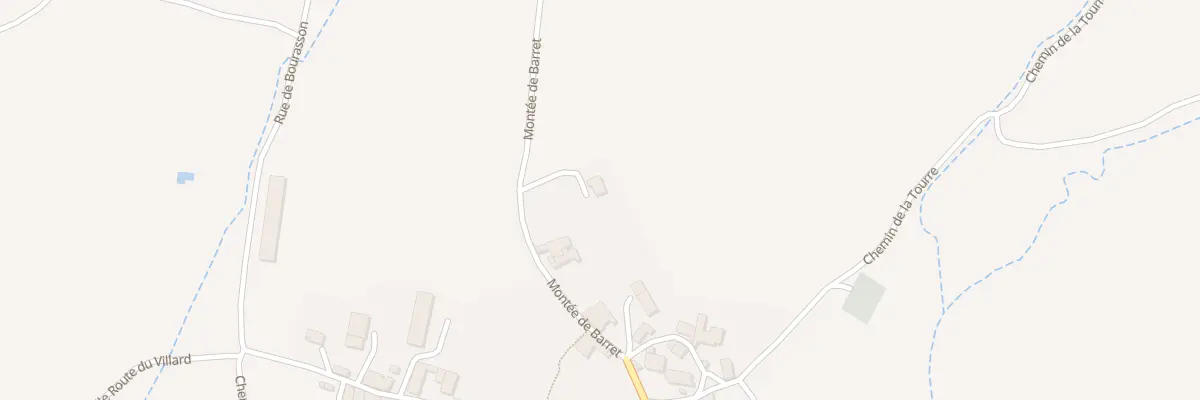 Plan du 5186 Les Noyers à La Beaume