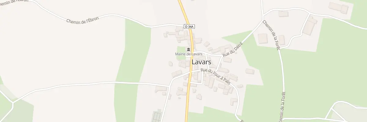 Plan du 5149 Village de Lavars à Lavars