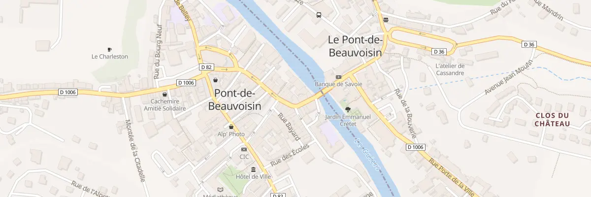 Plan du 46 Rue Alexandre Dumas au Pont-de-Beauvoisin