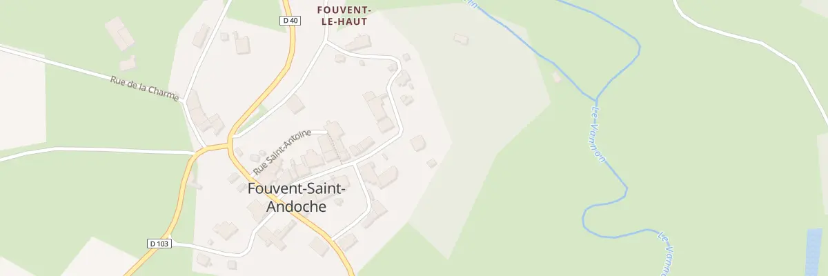 Plan du 8 Rue du Colombier à Fouvent-Saint-Andoche