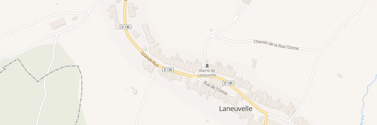 Plan du 74 Grande Rue à Laneuvelle