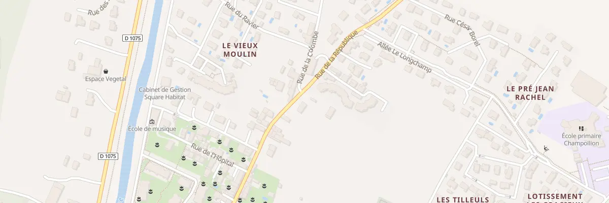 Plan du 30A Rue de la République à Vif