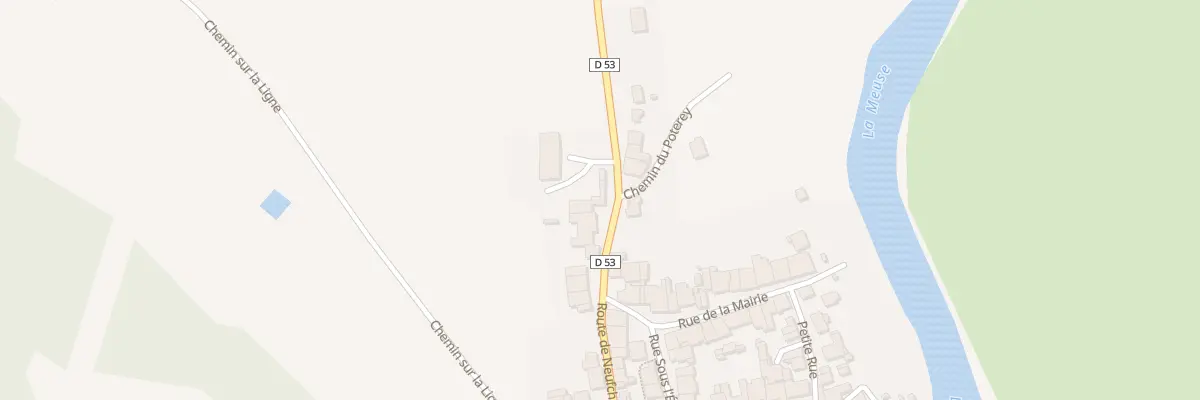 Plan du 19 Rte de Neufchateau à Frebécourt