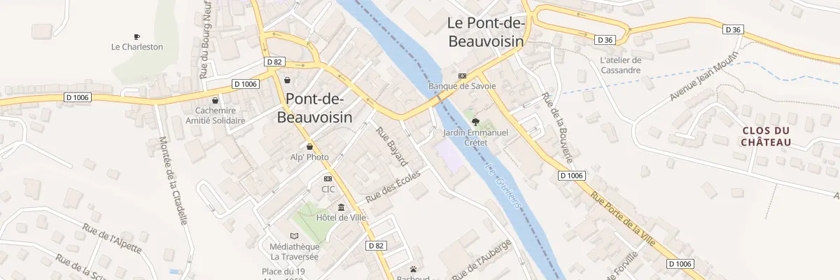 Plan du 8 Rue de l’Ancien Collège au Pont-de-Beauvoisin