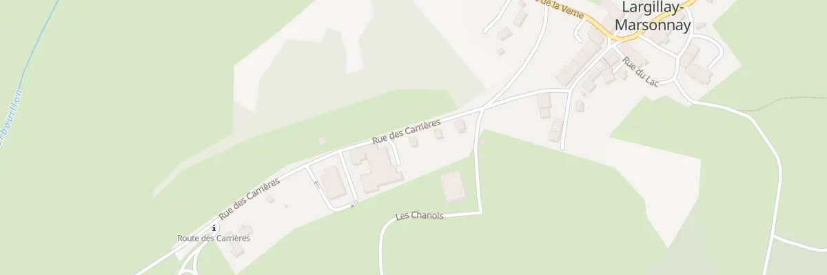Plan du 9 Rue des Carrieres à Largillay-Marsonnay