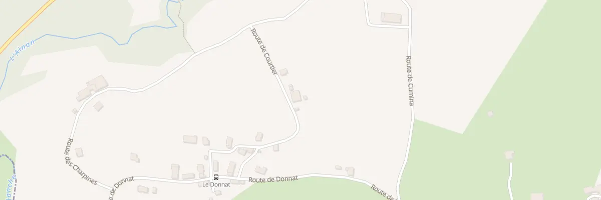 Plan du 170 Rte de Courtier à Saint-Bueil