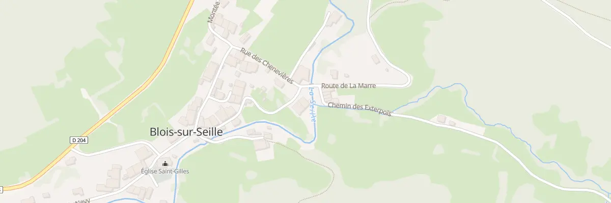 Plan du 20 Rue du Chalet à Blois-sur-Seille