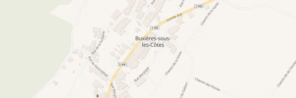 Plan du 24 Rue Grande Rue à Buxières-sous-les-Côtes