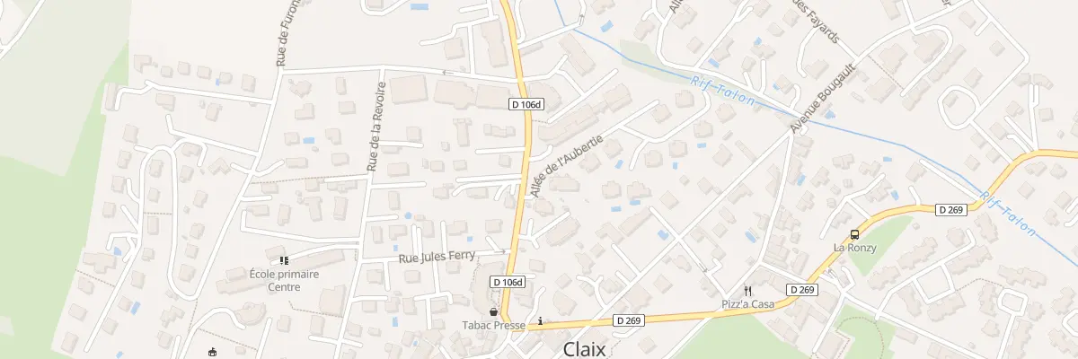 Plan du 3C Rue Beyle Stendhal à Claix