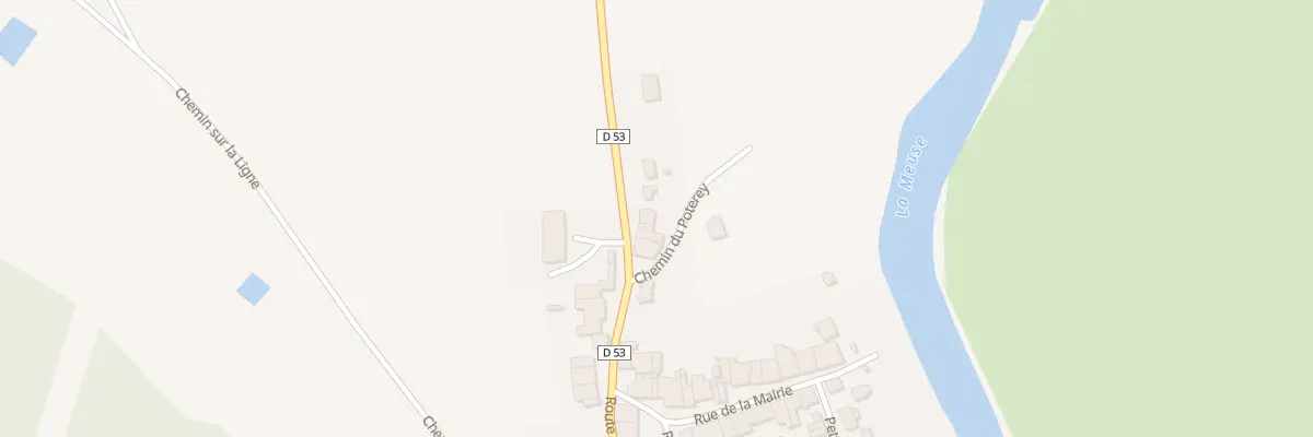 Plan du 24 Rte de Neufchateau à Frebécourt