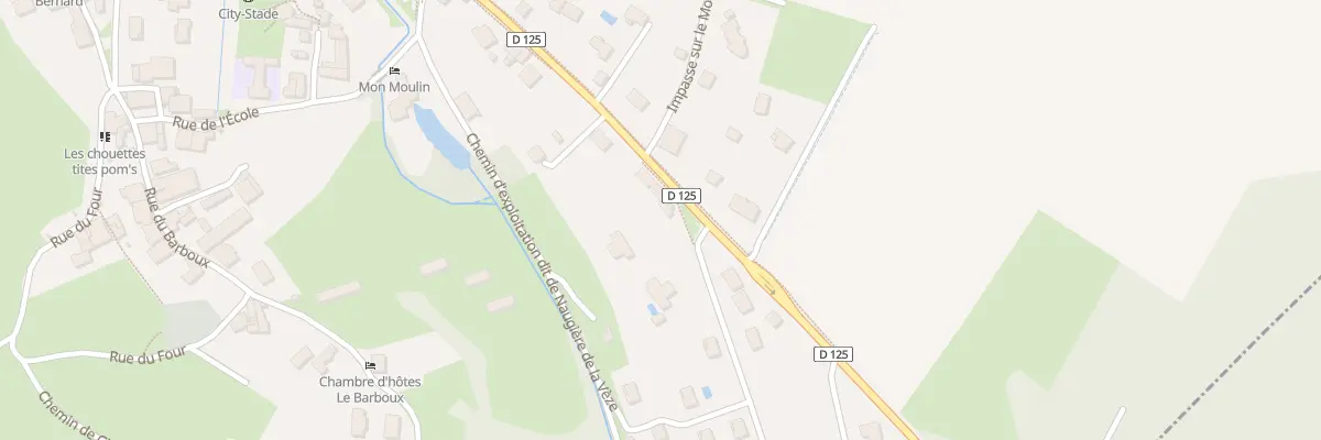 Plan du 12 Rte de Taxenne à Ougney
