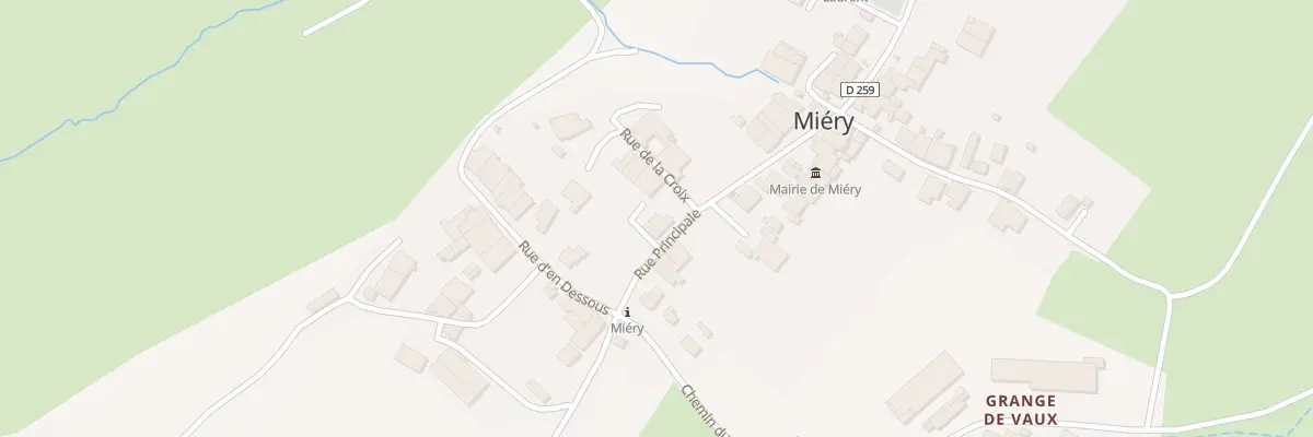 Plan du 20 Rue Principale à Miéry