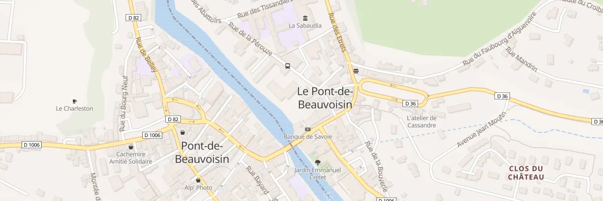 Plan du 5388 Rue de Pérouze au Pont-de-Beauvoisin