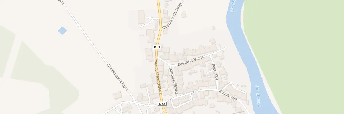 Plan du 4 Rue de la Mairie à Frebécourt
