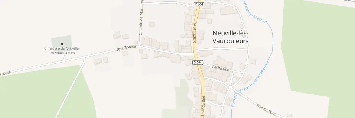 Plan du 1 Rue Bonvie à Neuville-lès-Vaucouleurs